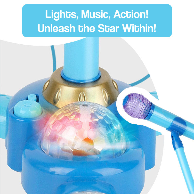 Complete Karaoke Mic Set with LED Stand