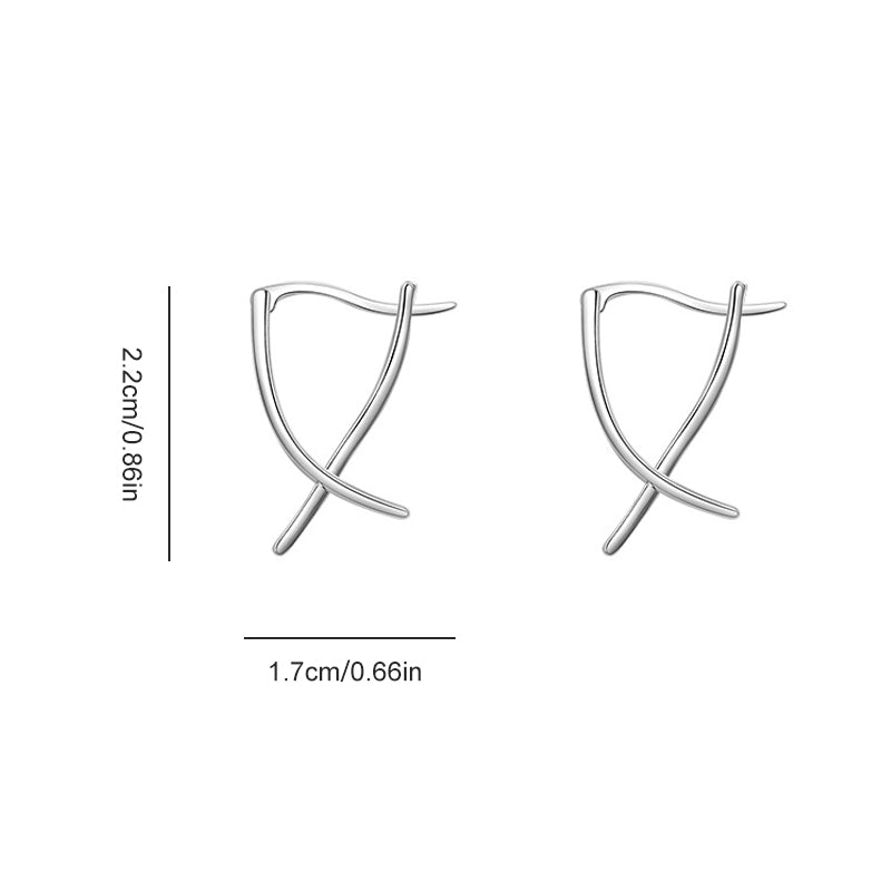 Simple Line Earrings