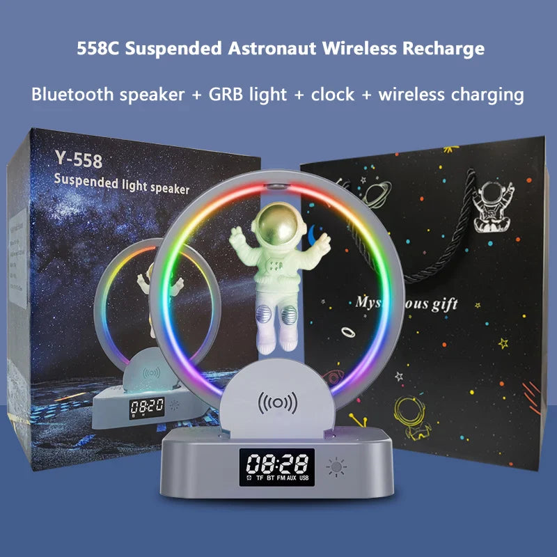 Astronaut Bluetooth Speaker with Levitation & RGB Light