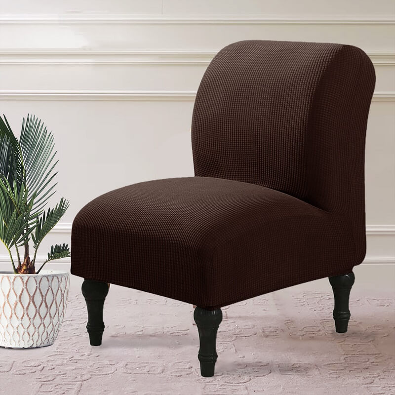 Armless Accent Chair Slipcover, Stretch Sofa Furniture Protector Covers