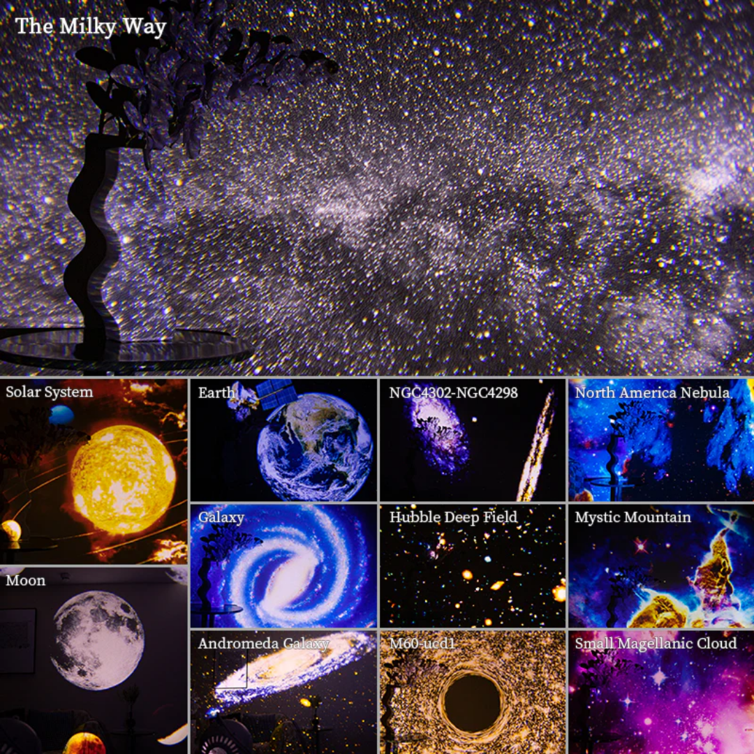 Galaxy Projector LED Night Light for Bedroom
