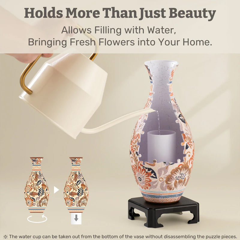 3D Art Puzzle Vase
