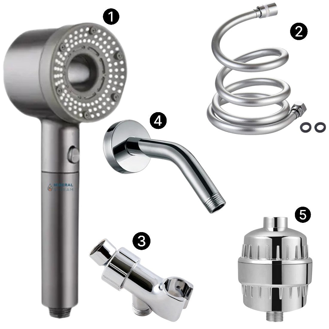 Hey Pure Filtered Dual Shower System