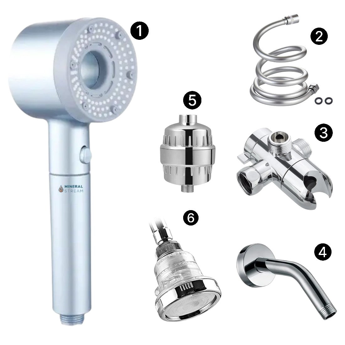 Hey Pure Filtered Shower Essentials Kit