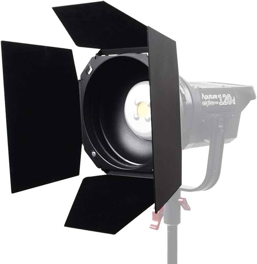 Aputure Barndoors for 120D Mark 2 & 300D: Professional Light Control with Bowens Moun