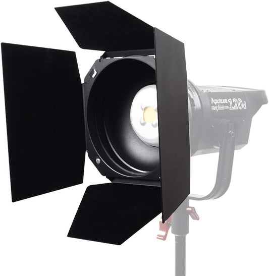 Aputure Barndoors for 120D Mark 2 & 300D: Professional Light Control with Bowens Moun