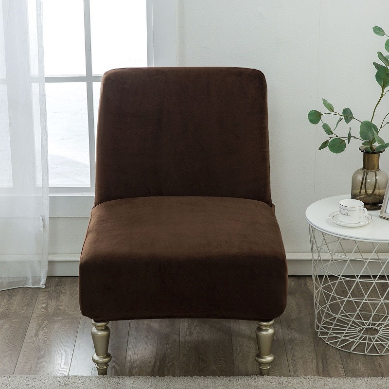 Armless Accent Chair Slipcover, Stretch Sofa Furniture Protector Covers