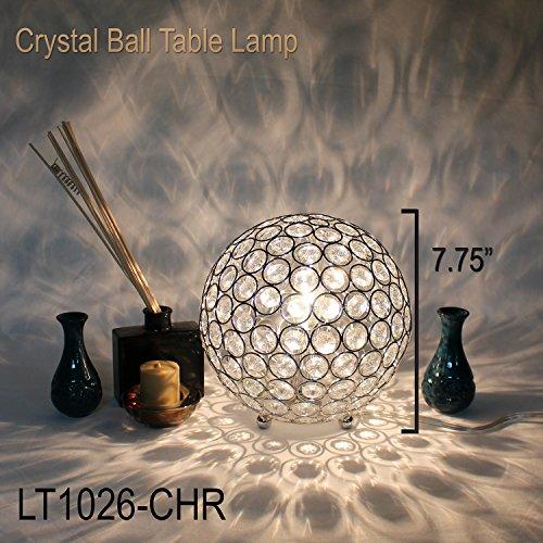 Elegant Design Crystal Ball Table Lamp