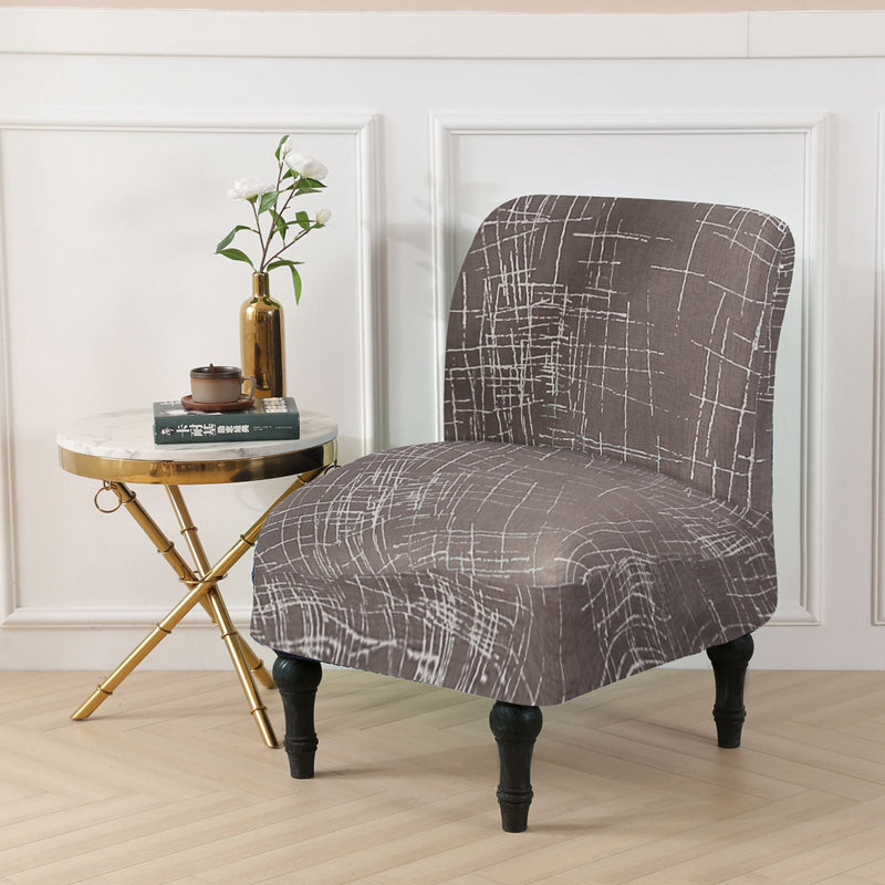 Armless Accent Chair Slipcover, Stretch Sofa Furniture Protector Covers