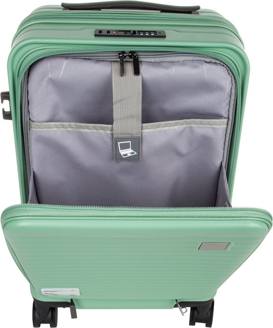 Hardshell Suitcase with Laptop Compartment – Vienna