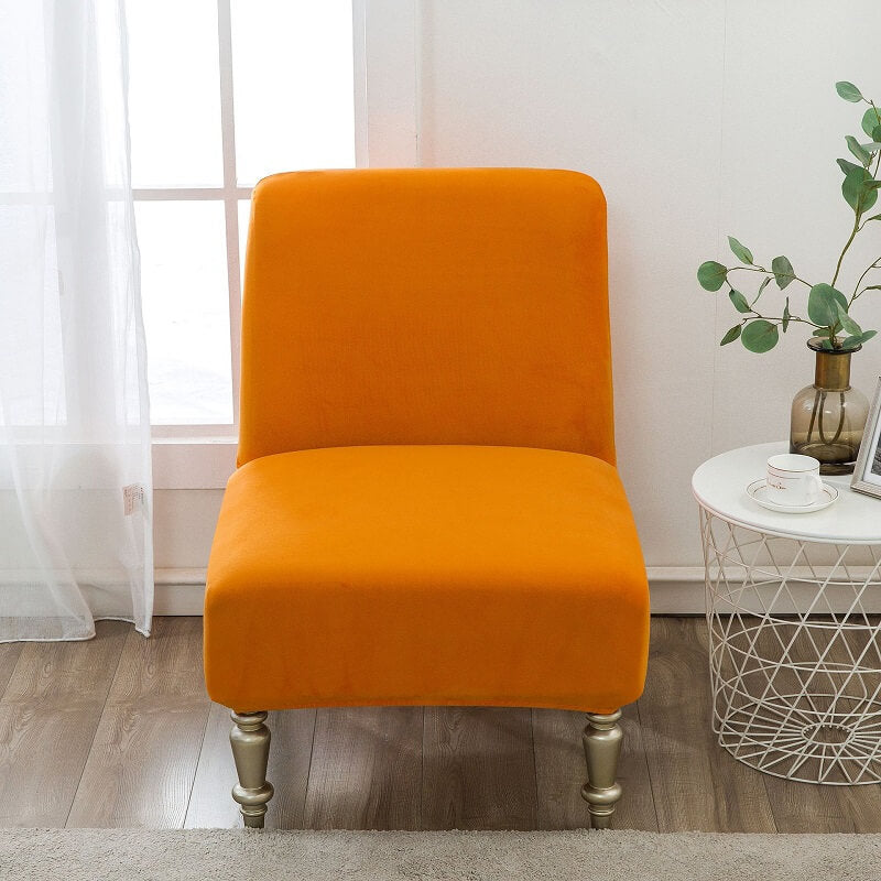 Armless Accent Chair Slipcover, Stretch Sofa Furniture Protector Covers