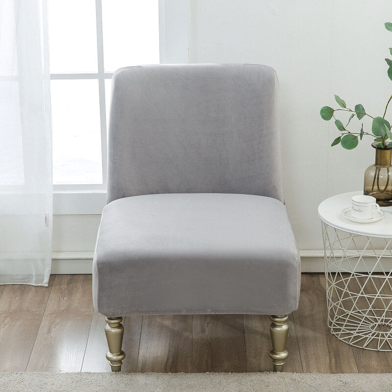 Armless Accent Chair Slipcover, Stretch Sofa Furniture Protector Covers