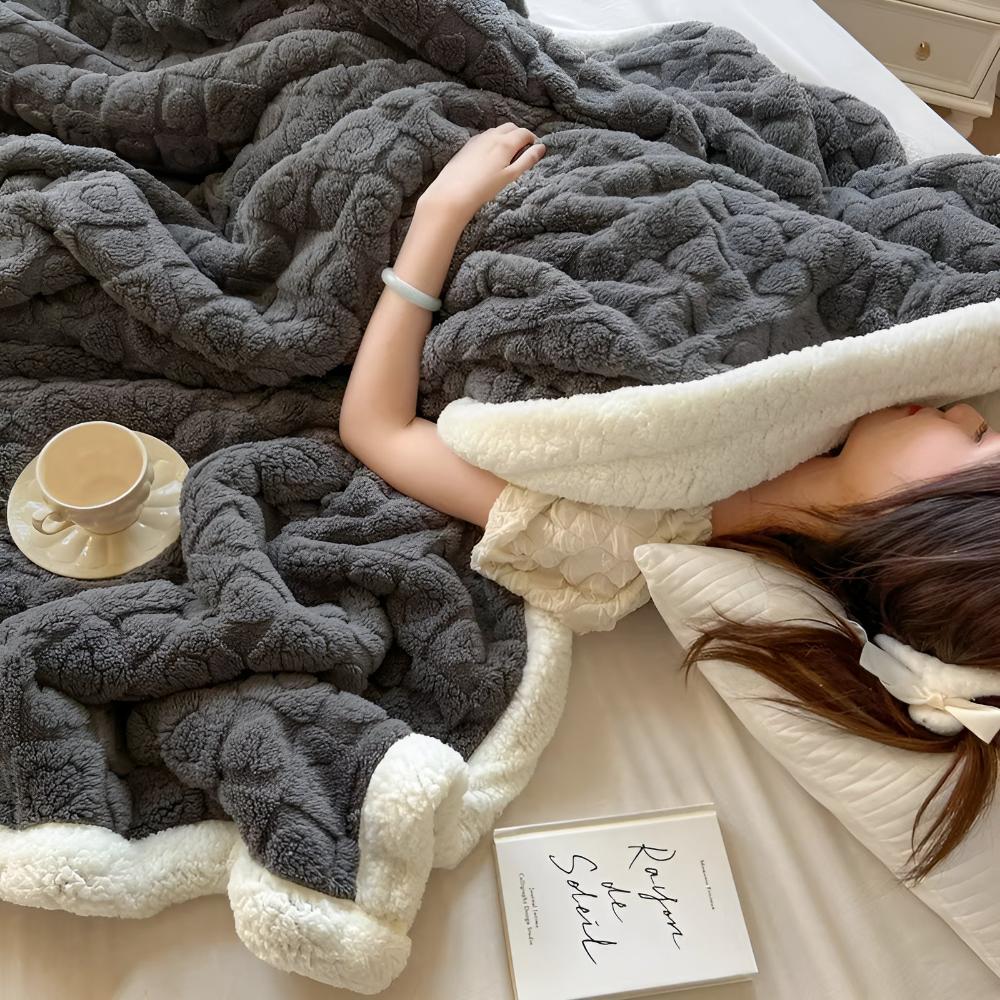Cloud Warmth Sherpa Fleece Blanket
