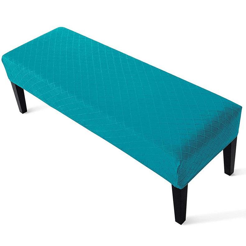 Stretch Jacquard Dining Bench Covers