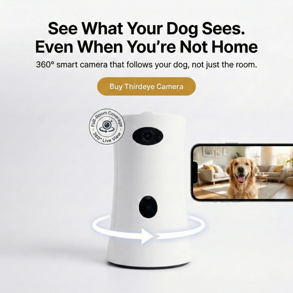 Smart WiFi Automatic Dog Feeder with 360 Degree Rotating HD Camera - App Controlled Treat Dispenser and Two-Way Audio for Cats and Dogs - Unisex