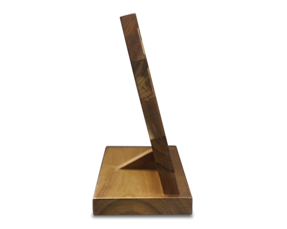 Acacia Wood Magnetic Knife Stand
