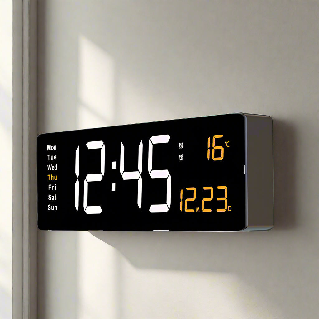 Colorful Acrylic Digital Clock - Bring color to your interior!
