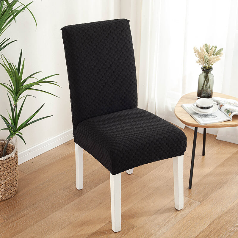 Square Jacquard Dining Room Chair Cover