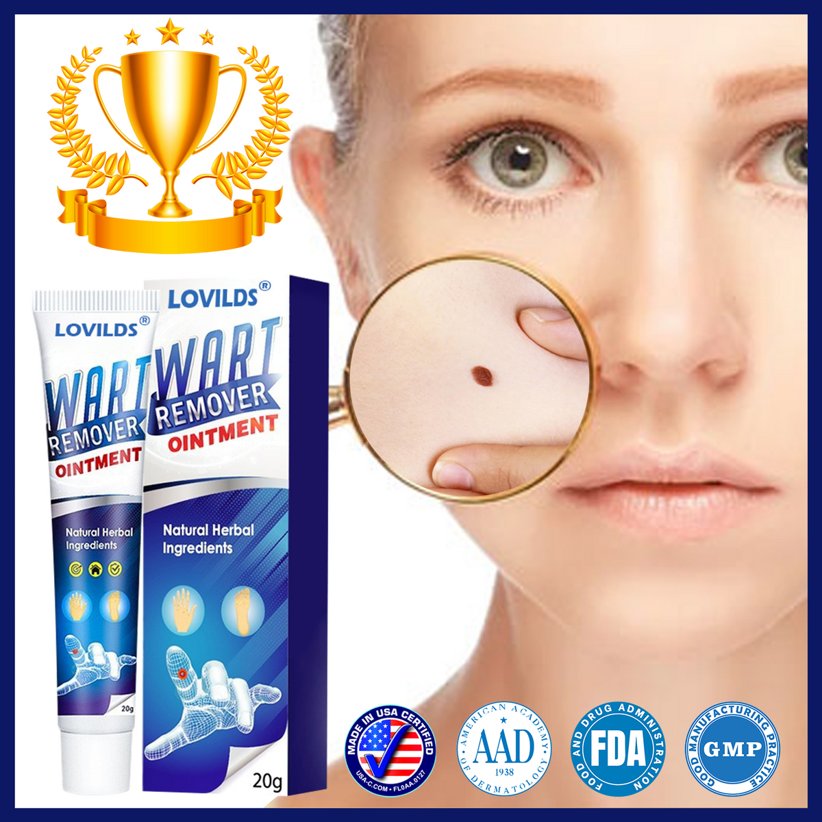 [🏆Official Flagship Store] 🔥LOVILDS® Wart remover ointment（👩‍⚕️AAD Doctor's Recommendation）