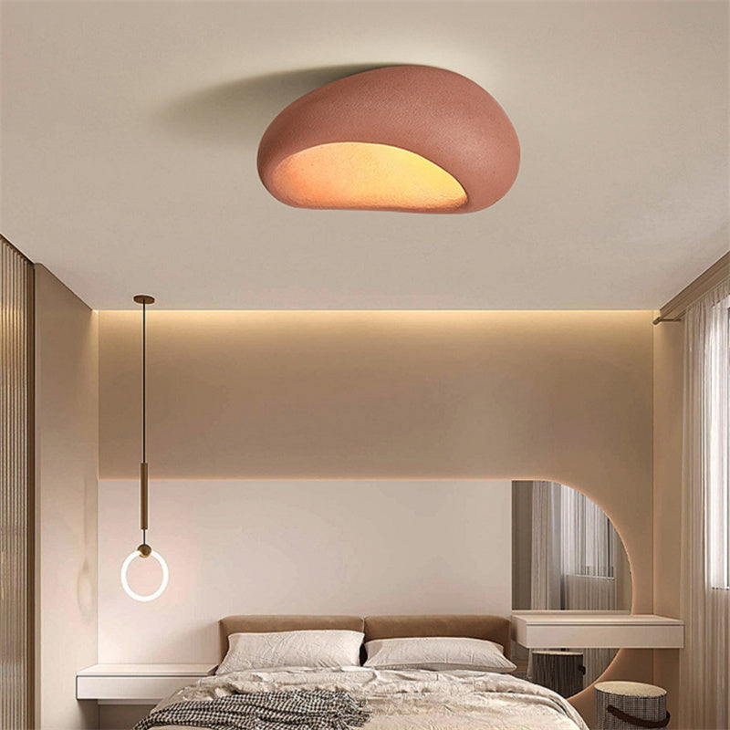 Modern Resin Ceiling Light Fixtures with 3-Color Lights