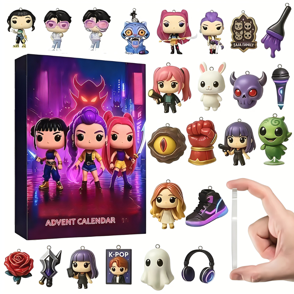 Advent Calendar K-Pop Inspired Anime Countdown Gift Set