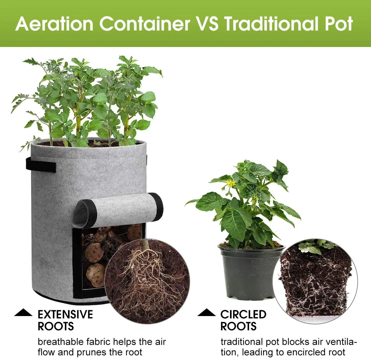 Avichic® Felt Potato Growth Bags