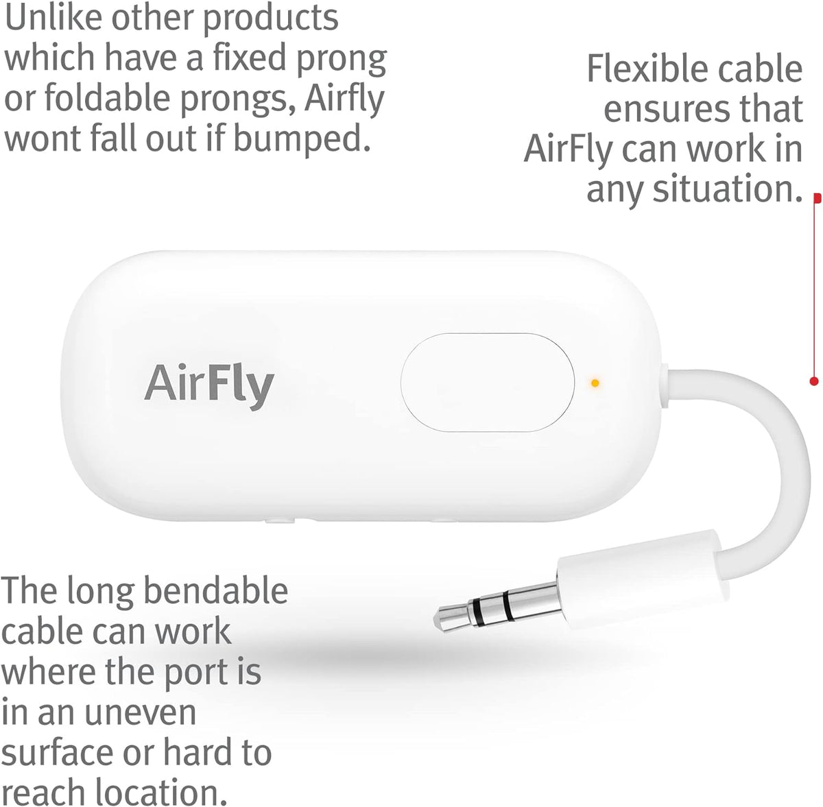 Twelve South AirFly Pro Bluetooth Audio Transmitter & HiRise 3 Deluxe MagSafe Charging Stand