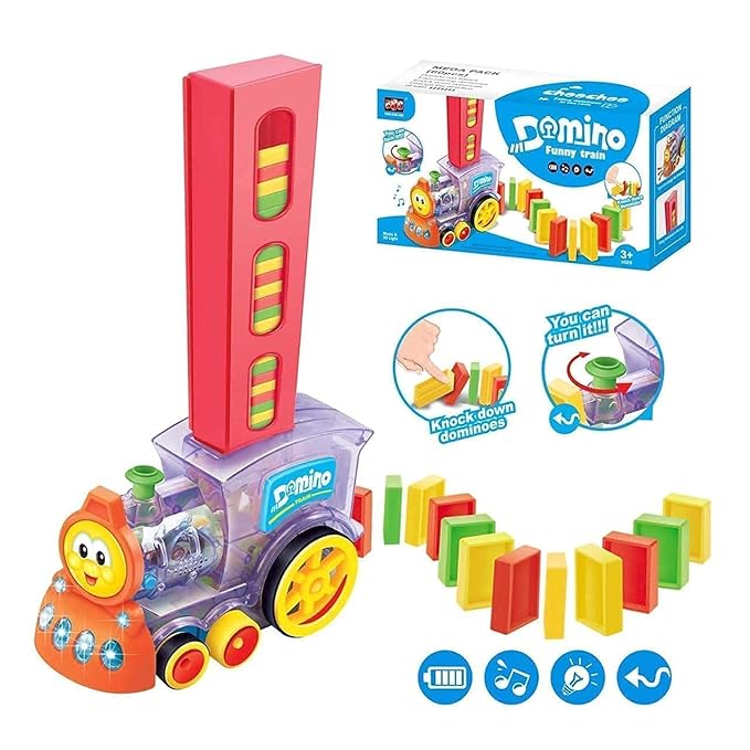 Domino Train | Automatic Domino Laying Toy for Kids