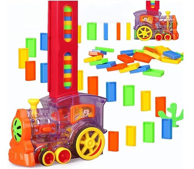Domino Train | Automatic Domino Laying Toy for Kids