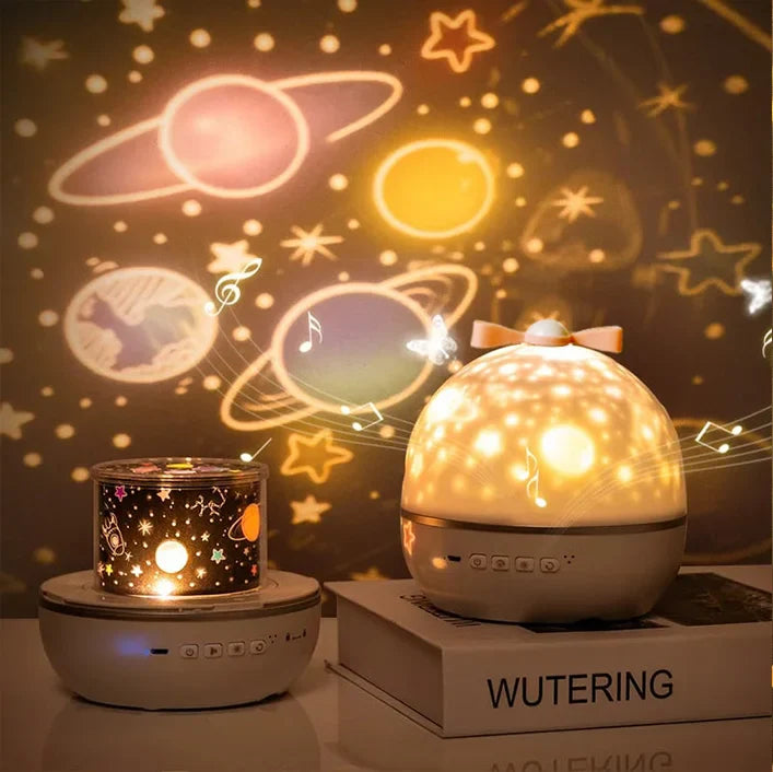 Relaxing Night Light with Galaxy Pattern