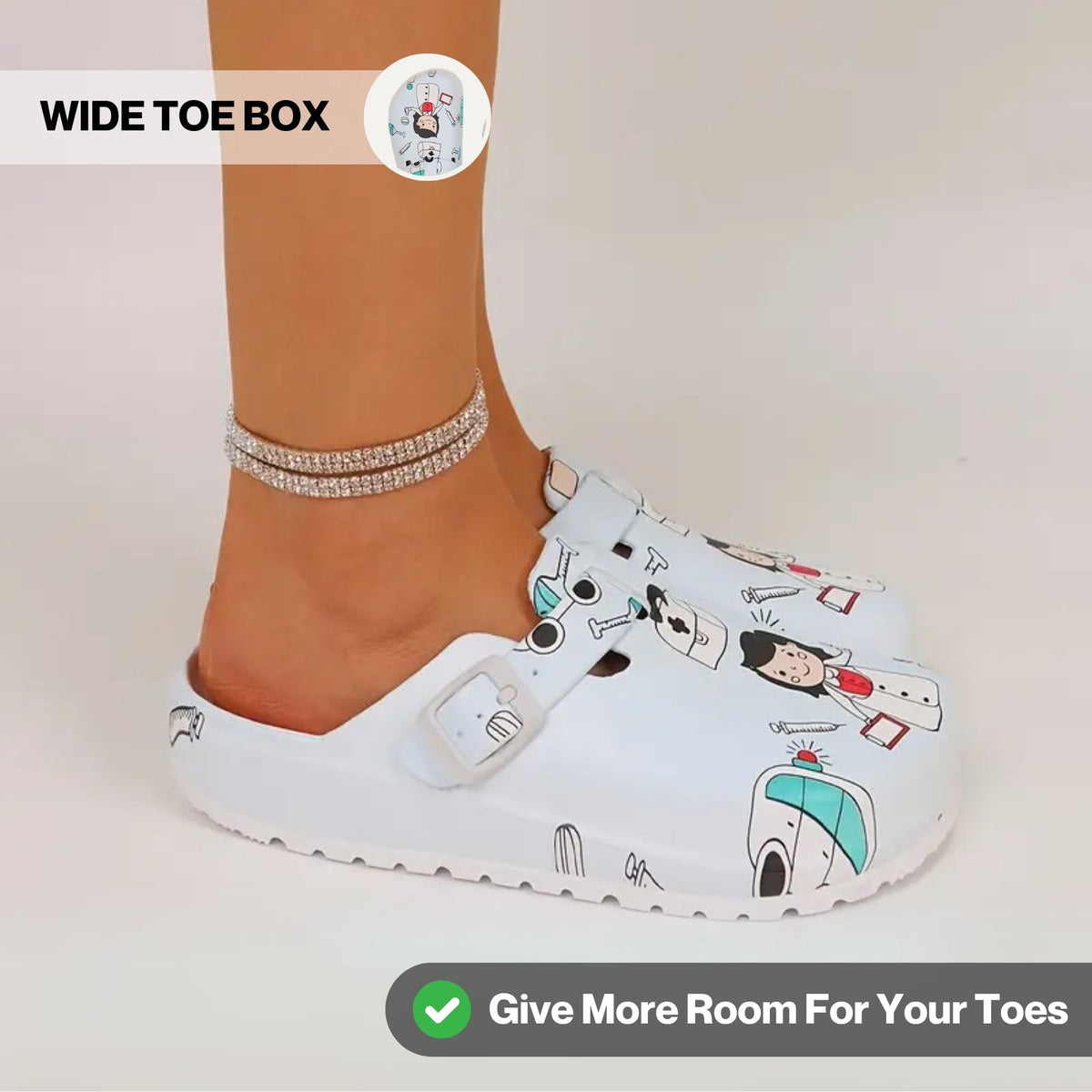 Vale Comfort Non-Slip Clogs – Cushioned Slip-On Design