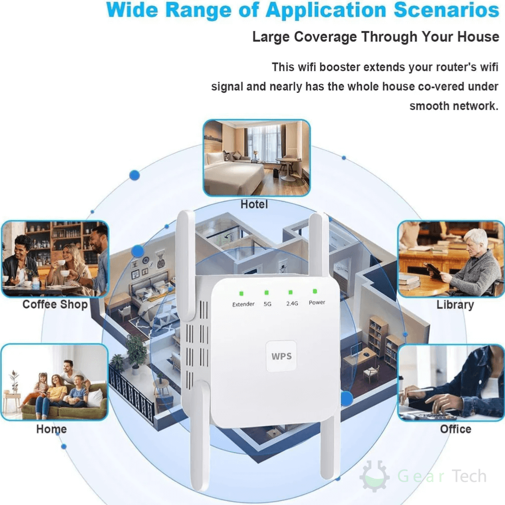 WiFi Booster Dual Band Wireless Signal Extender