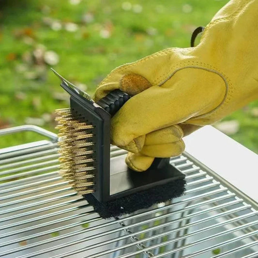 3 in 1 Right Angle Barbecue Grill Brush