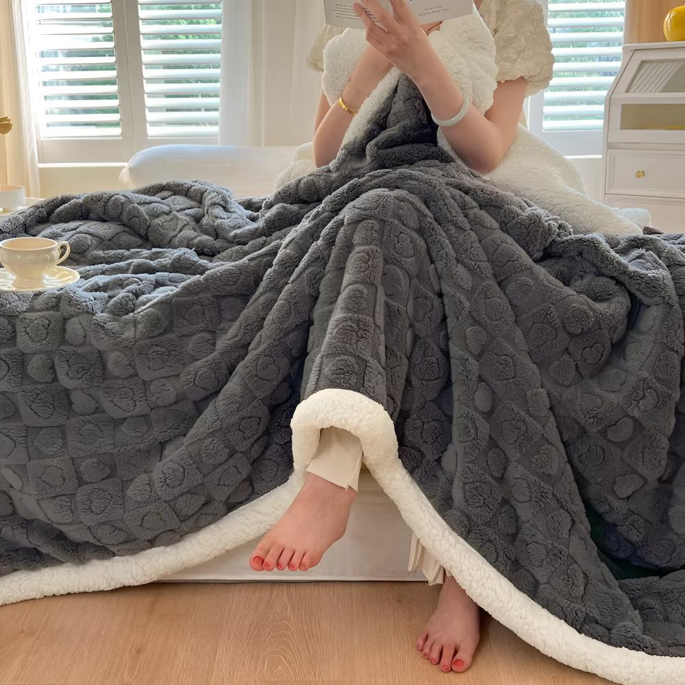 Cloud Warmth Sherpa Fleece Blanket