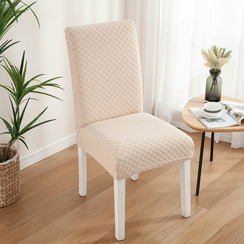 Square Jacquard Dining Room Chair Cover