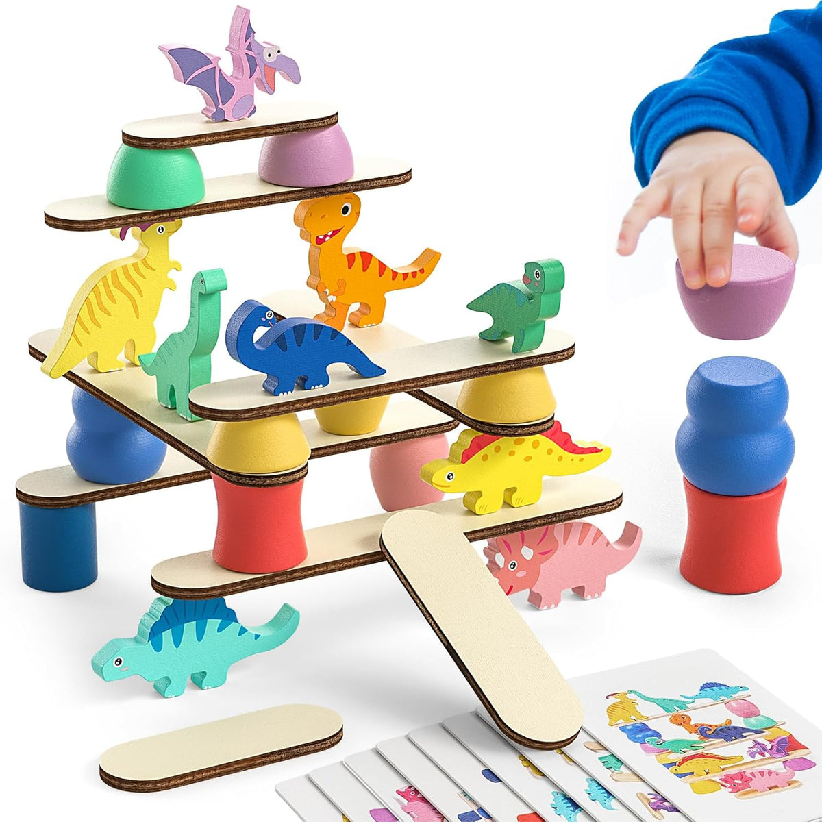 Delightful Dinosaur Montessori Sorting Toy for Toddlers