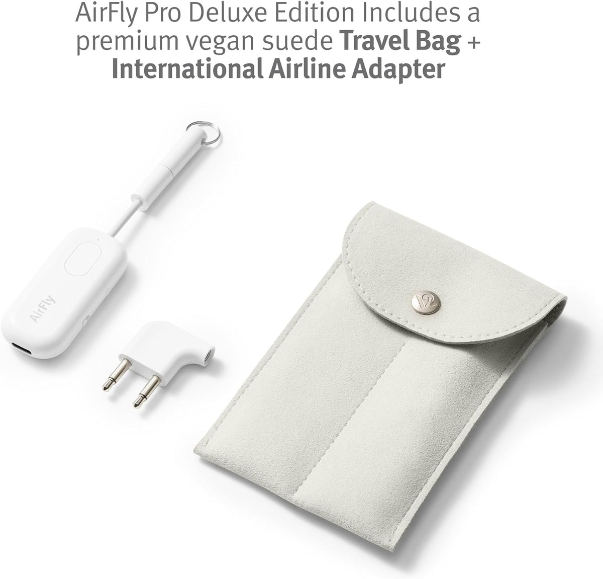 Twelve South AirFly Pro Bluetooth Audio Transmitter & HiRise 3 Deluxe MagSafe Charging Stand