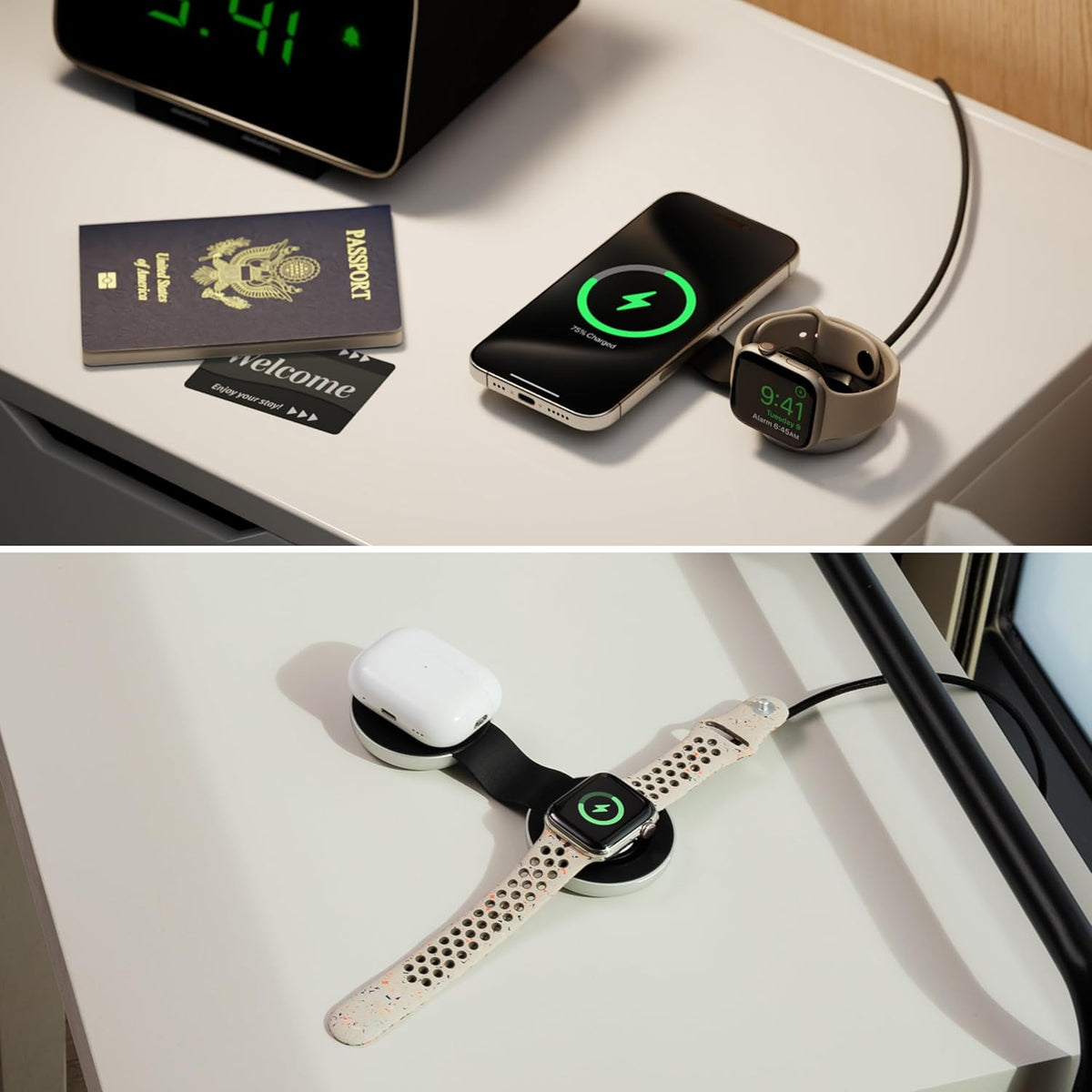 Twelve South AirFly Pro Bluetooth Audio Transmitter & HiRise 3 Deluxe MagSafe Charging Stand