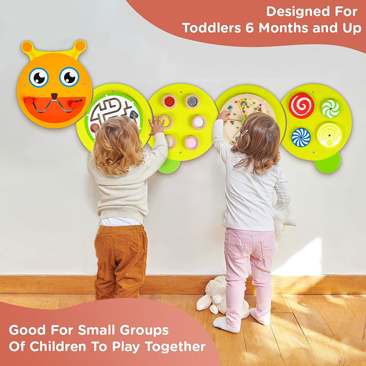 Montessori Caterpillar Busy Board