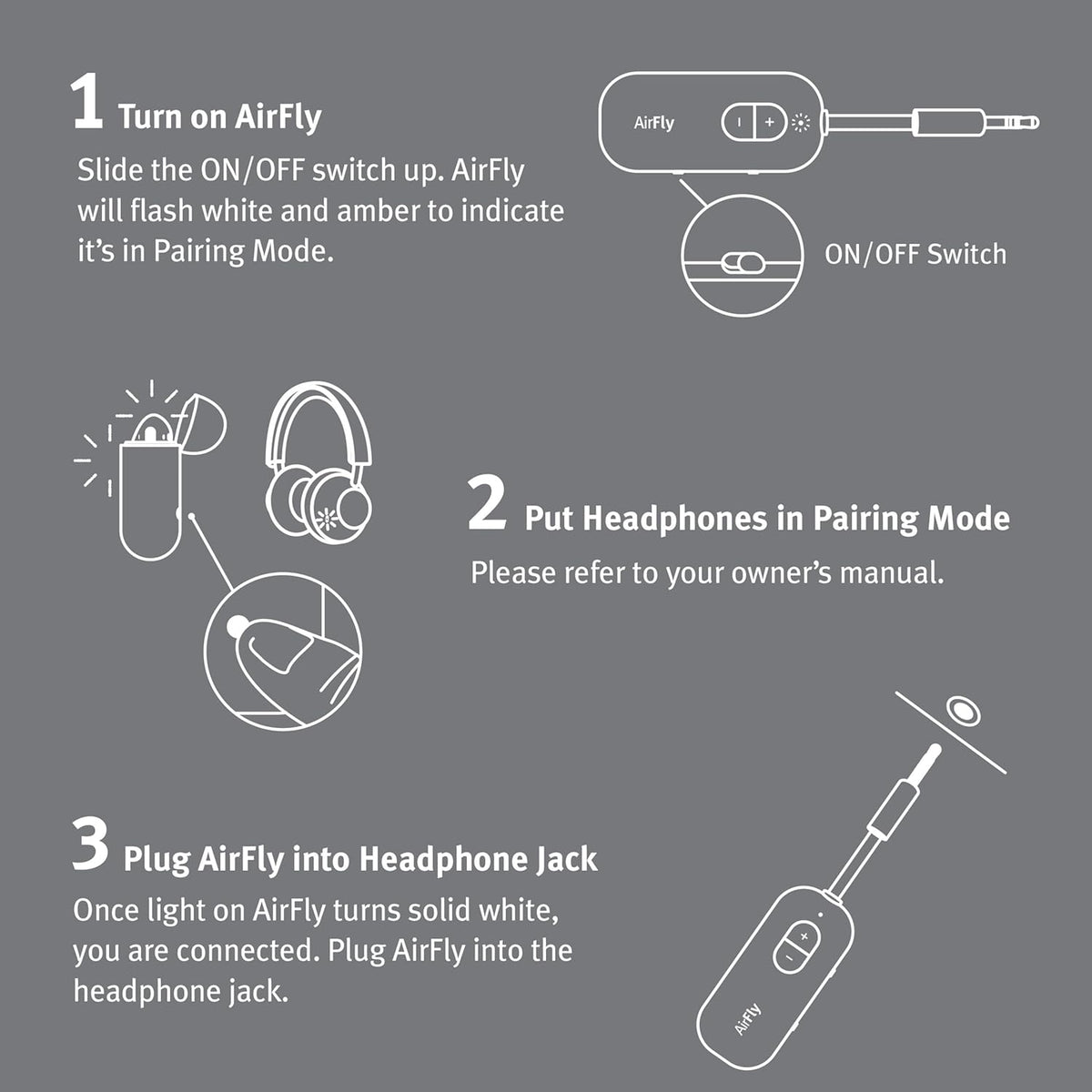 Twelve South AirFly Pro Bluetooth Audio Transmitter & HiRise 3 Deluxe MagSafe Charging Stand
