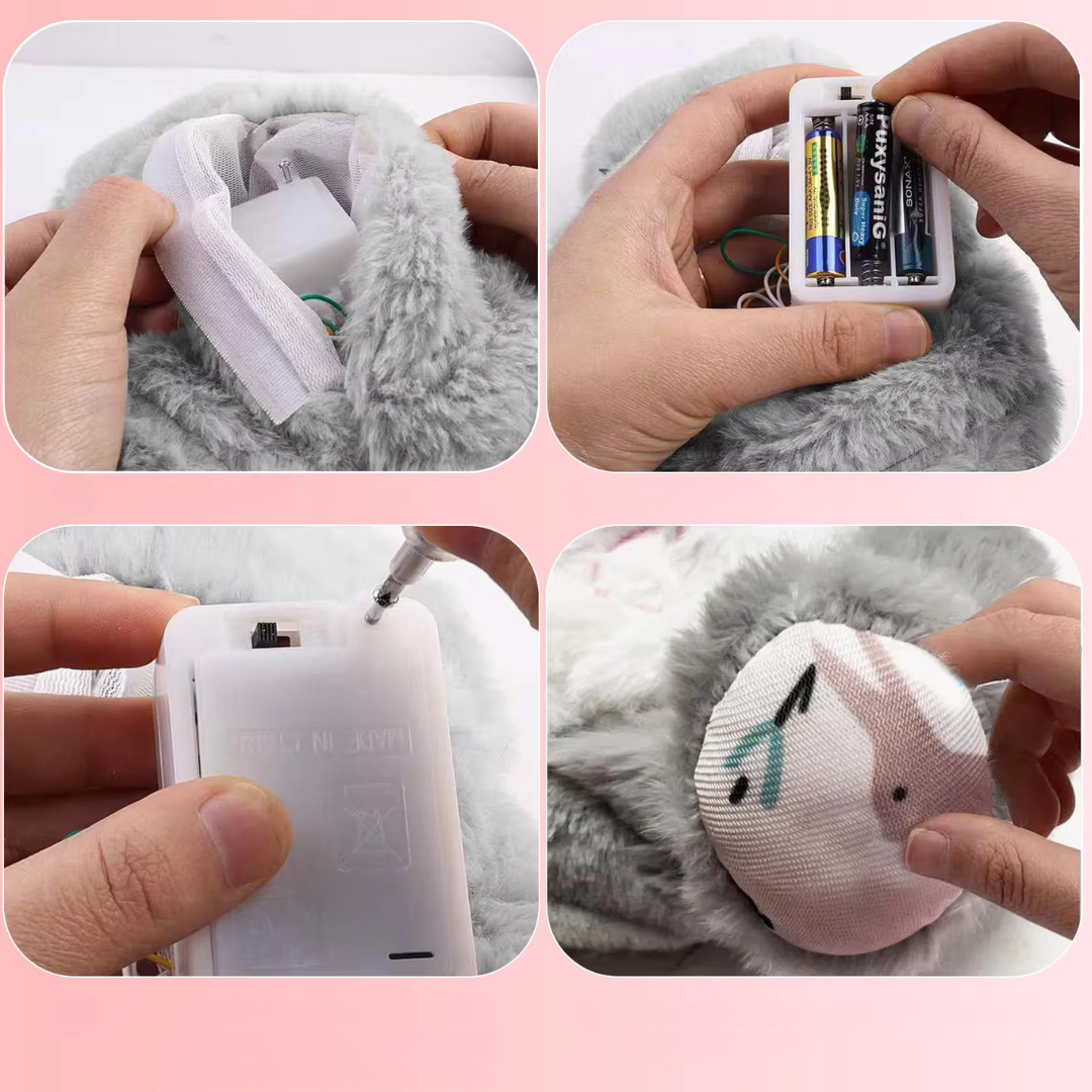 Plush Toy with Soothing Music and Breathing Motion