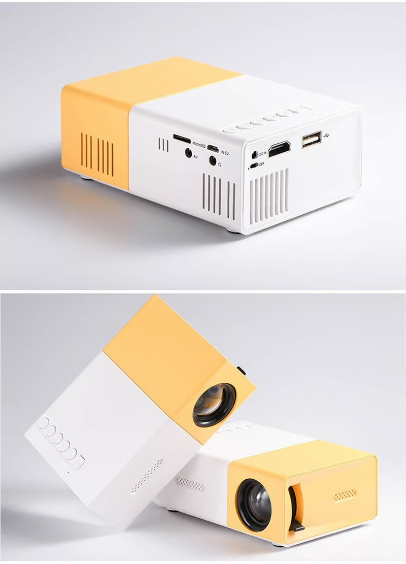 Portable Home Projector - 60 Inch, 1920x1080, Built-in Speaker