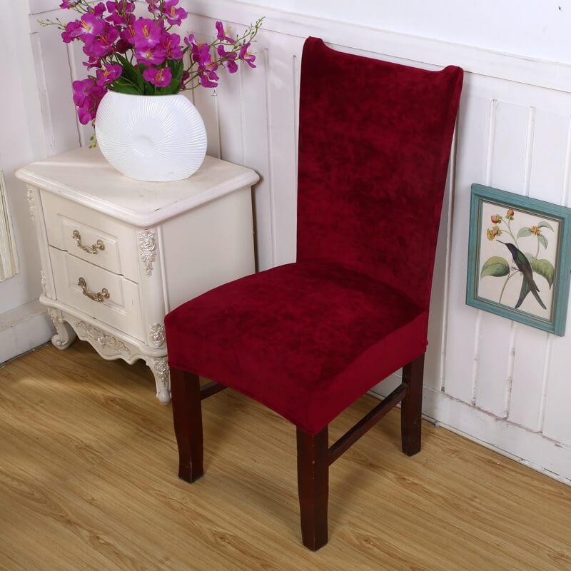 Velvet Stretchable Chair Covers