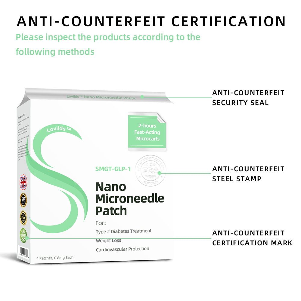 See results in 7 days🌲LOVILDS™ SMGT-GLP-1 Nano Microneedle Patch（Painless, long-lasting, addressing diabetes, obesity, and cardiovascular diseases）