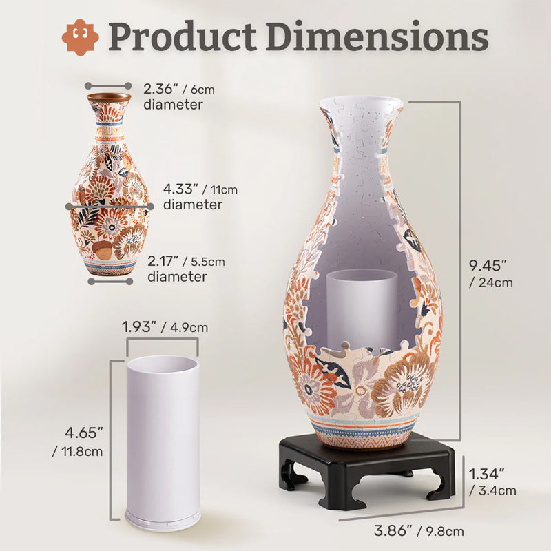 3D Art Puzzle Vase