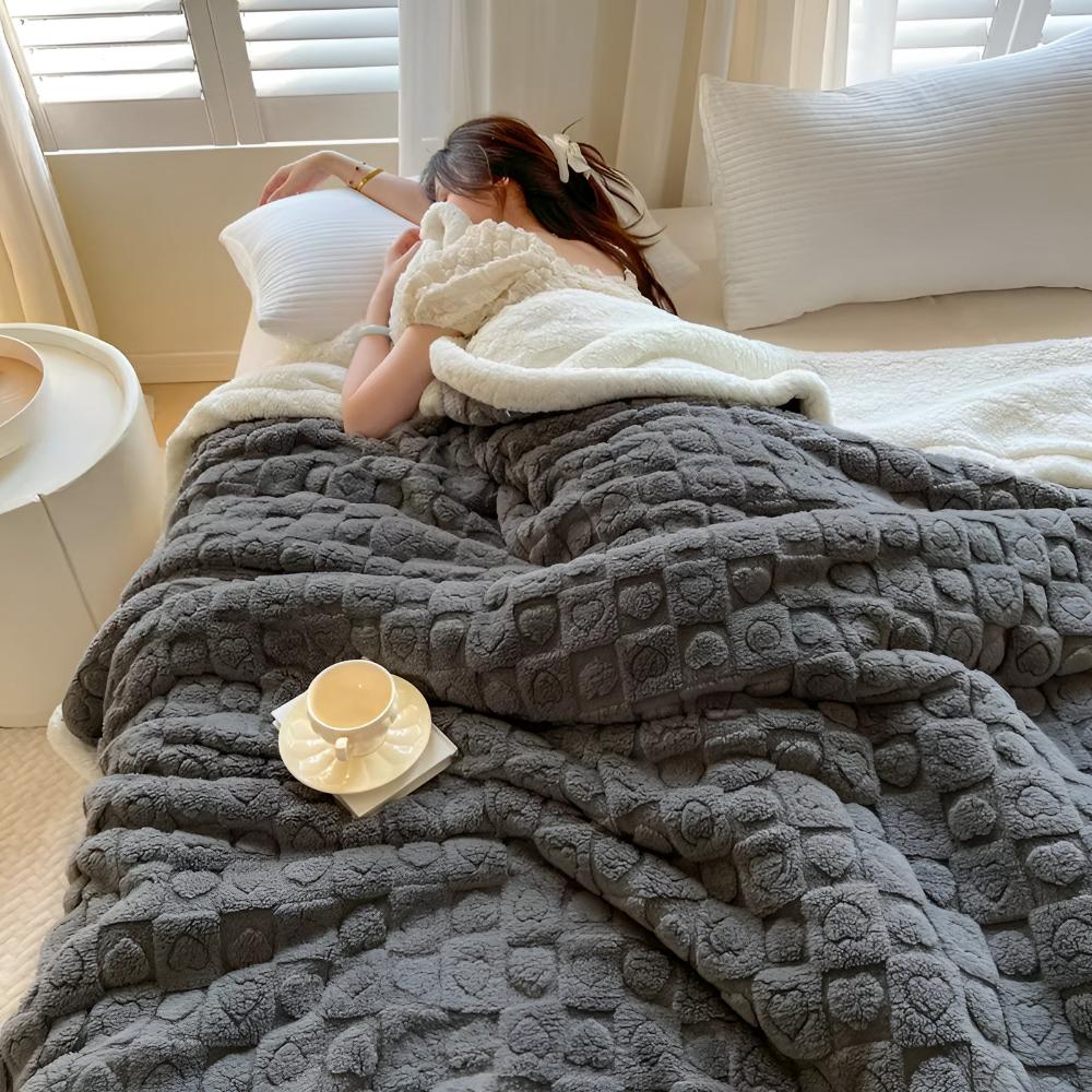 Cloud Warmth Sherpa Fleece Blanket