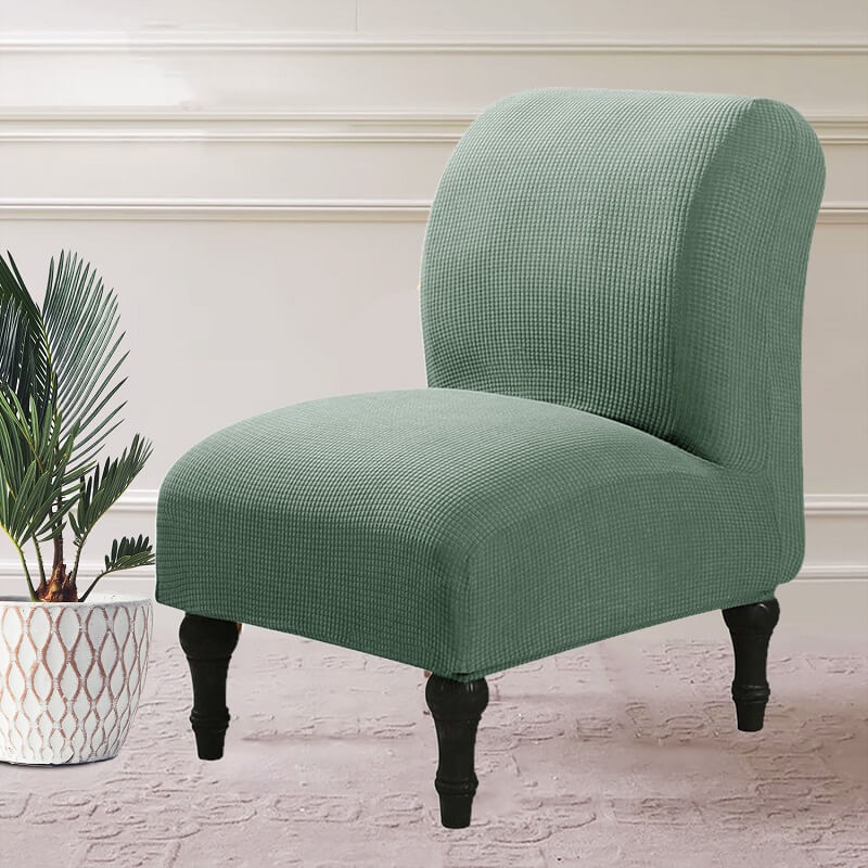 Armless Accent Chair Slipcover, Stretch Sofa Furniture Protector Covers