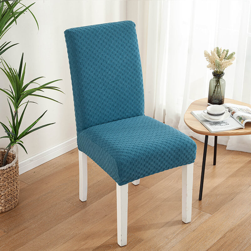 Square Jacquard Dining Room Chair Cover