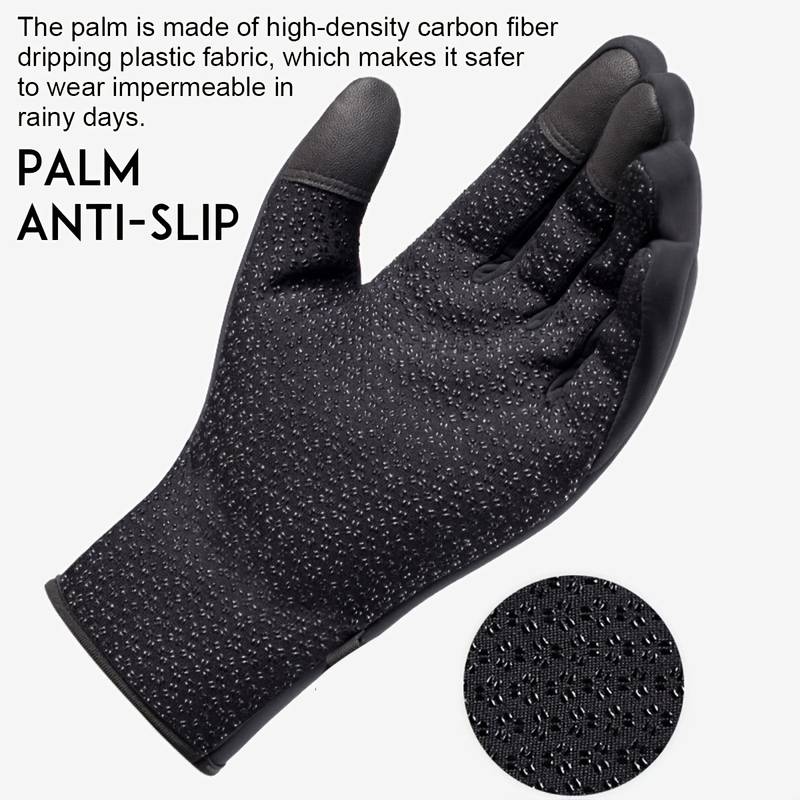 Outdoor Heated Gloves – Windproof, Waterproof, Plus Velvet Lining, USB Rechargeable, Touchscreen Winter Gloves