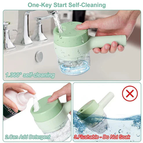 The Chopsy | 4-in-1 Vegetable Cutter & Chopper with Blade Attachments